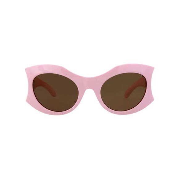 Balenciaga Cat Eye-Frame Bio Injection Sunglasses Pink Womens - Picture 1 of 6
